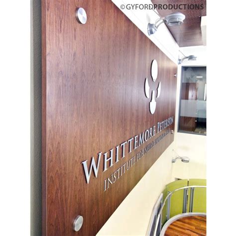 StandOffs Photo Gallery | Lobby sign, Wall display, Commercial office space