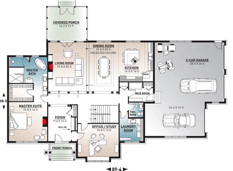 Oversized Garage a Plus - 21632DR | Architectural Designs - House Plans