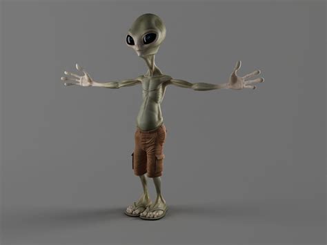 Alien Paul 3D model | CGTrader