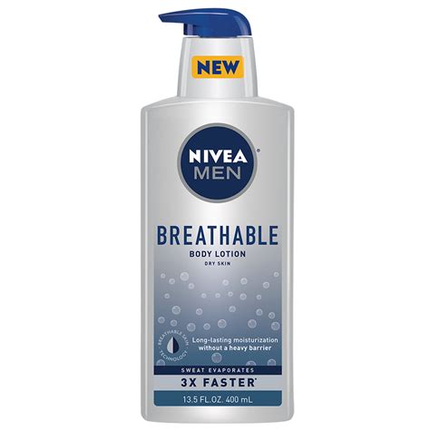 NIVEA MEN Breathable Body Lotion, 13.5 oz - Walmart.com - Walmart.com