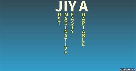 The meaning of jiya - Name meanings