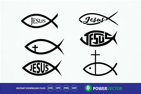 Fish Jesus Svg Jesus Christ Digital Clipart Fish Sign God | The Best ...