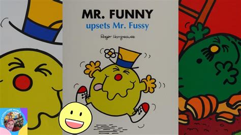 😁MR FUNNY UPSETS MR FUSSY( MR MEN)┃A kids Read Aloud Book with Dixy's ...