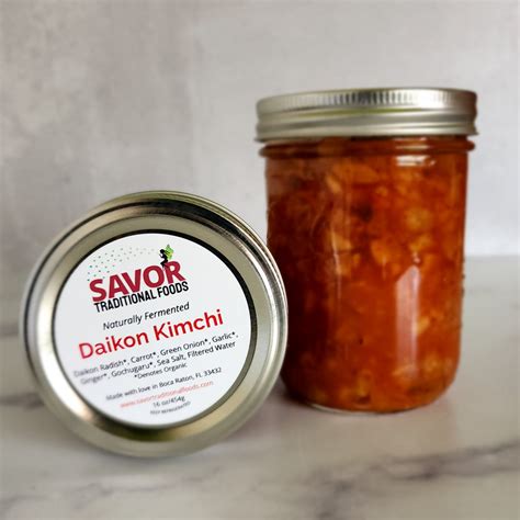 Daikon Kimchi - Original – Savor Traditional Foods