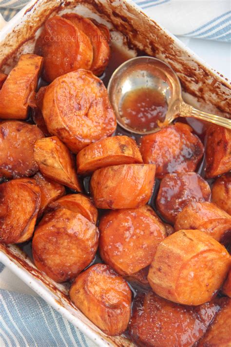 Baked Candied Yams Recipe (Video) - Cooked by Julie