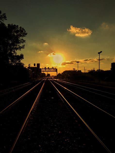 Sunset on the Tracks - Brian P. McCann