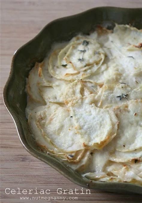 Celeriac Gratin - Nutmeg Nanny