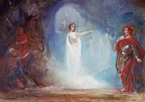 Macbeth, Act IV, Sc. i, Banquo's Ghost. posters & prints by Charles ...