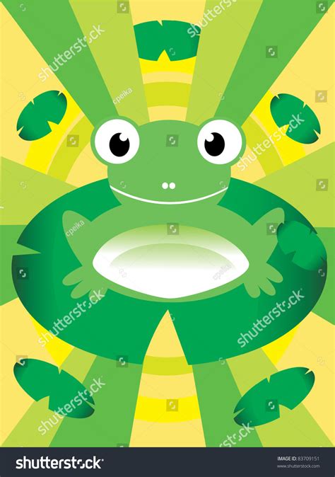 Funny Fat Frog Stock Vector (Royalty Free) 83709151 | Shutterstock