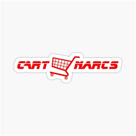 "Cart Narcs" Sticker for Sale by TheFoundSpace | Redbubble