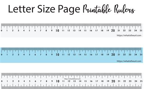 Scale Printable Ruler