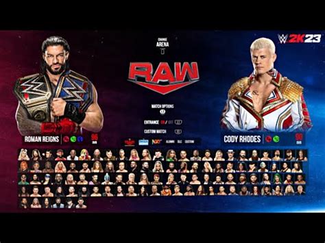 WWE 2K23: Full Roster - 300+ Superstars - Raw, SmackDown, NXT 2.0 ...