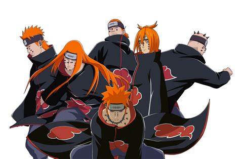 Six Paths of Pain render [Naruto OL] by Maxiuchiha22 on DeviantArt