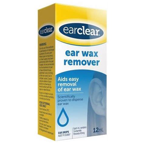 Ear Clear Ear Wax Remover 12ml - Chemist Direct