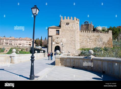 San Martin bridge. Toledo, Spain Stock Photo - Alamy