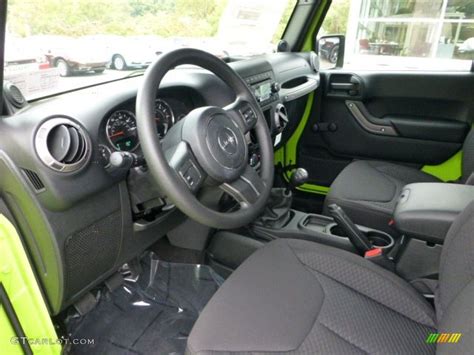 Black Interior 2013 Jeep Wrangler Sport 4x4 Photo #71567185 | GTCarLot.com