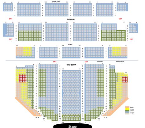 Proctors Theater Seating Chart | Cabinets Matttroy