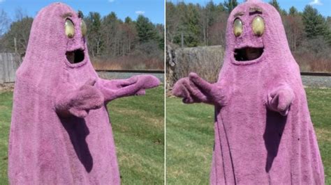 eBay Is Selling A Vintage McDonald's Grimace Costume That's Absolutely ...