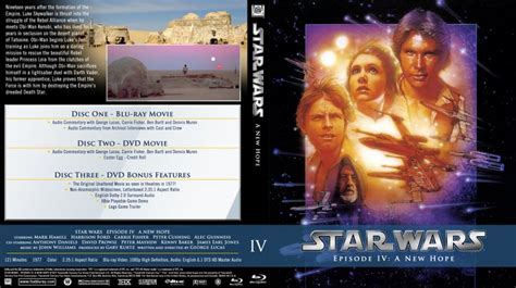 Star Wars Episode IV A New Hope - Movie Blu-Ray Custom Covers - Star ...