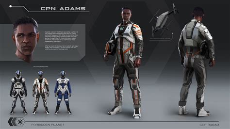 ArtStation - Forbidden Planet; Characters, Seif Ragab | Forbidden ...