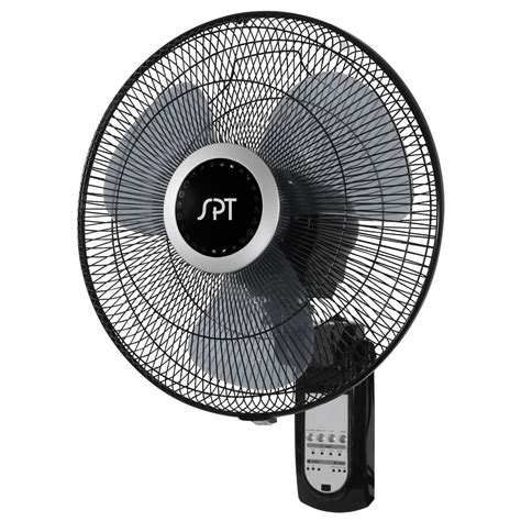 SPT 16 in. Wall Mount Fan with Remote Control-SF-16W81 - The Home Depot