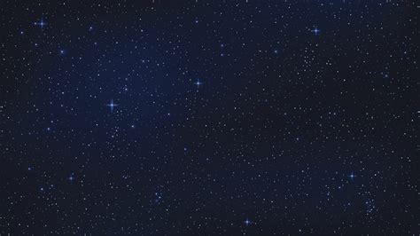 Blue Starry Night Sky