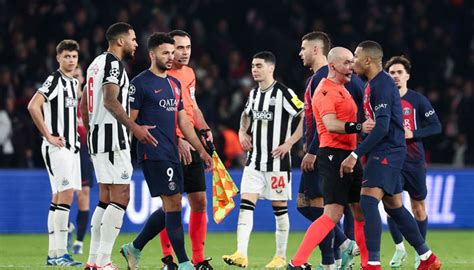 VAR official removed following controversy during PSG vs Newcastle ...