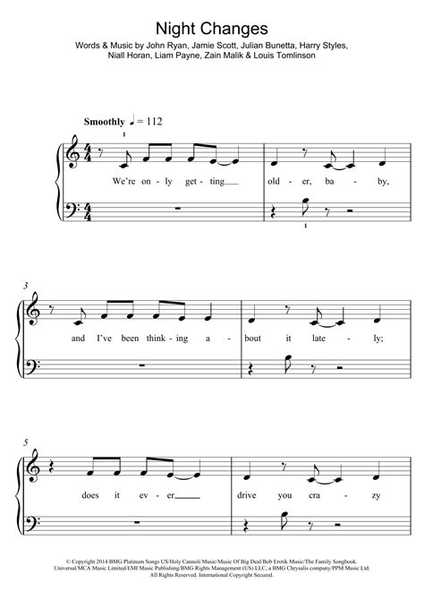 Night changes guitar chords - vvtizoo