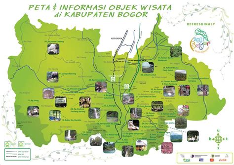 > Peta Lengkap Indonesia: Peta Informasi Obyek Wisata di Kabupaten Bogor