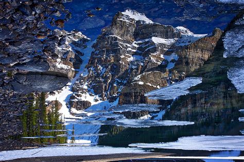 Moraine Lake Reflection Abstract Photograph by Stuart Litoff - Fine Art ...