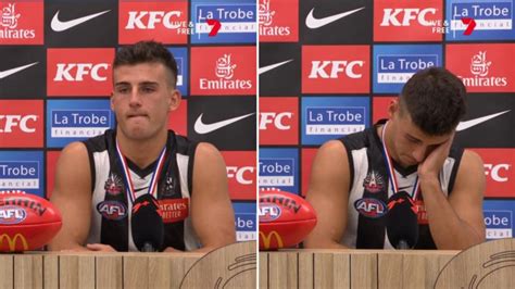 Nick Daicos chokes back tears sharing what famous father Peter Daicos ...