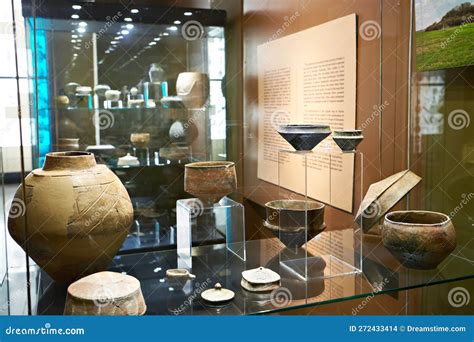 Ancient Pottery in the Museum Editorial Stock Image - Image of ...