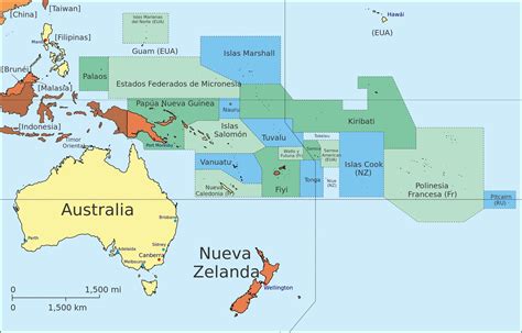 Oceania Map - Full size | Gifex