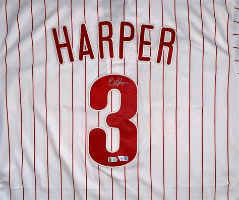 Bryce Harper Autographed Philadelphia Phillies Authentic Jersey - The ...