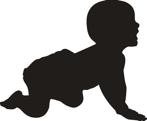 Infant Silhouette Clip art - Silhouette png download - 1280*1054 - Free ...