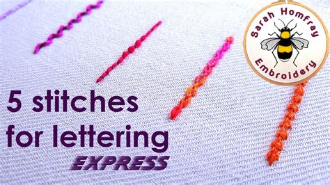 What Is Embroidery Stitches : Hand Embroidery For Beginners Part 5 10 ...