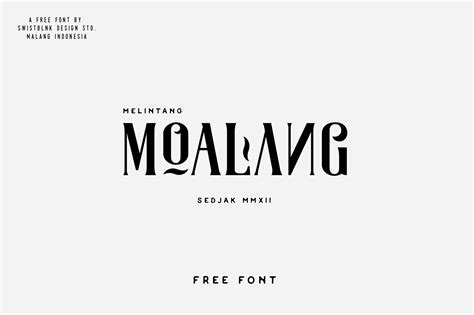 Moalang Free Font :: Behance