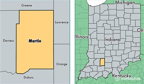 Martin County, Indiana / Map of Martin County, IN / Where is Martin County?