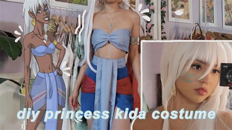 making my costume/ kida from atlantis diy halloween - YouTube