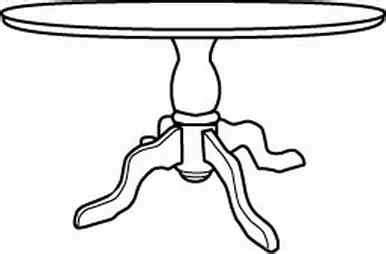 Table Line Drawing - ClipArt Best