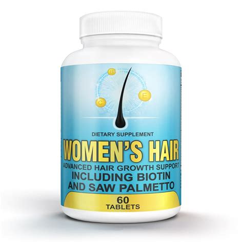 Hair Growth Vitamins For Women with Saw Palmetto and Biotin by NutraPro ...