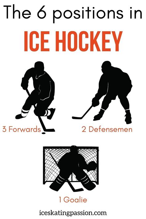 The 6 positions in ice hockey roles skills rules – Artofit