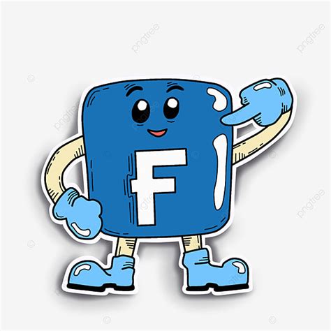 Facebook Logo Cartoon