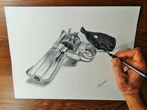 Gun Drawing In Pencil at GetDrawings | Free download