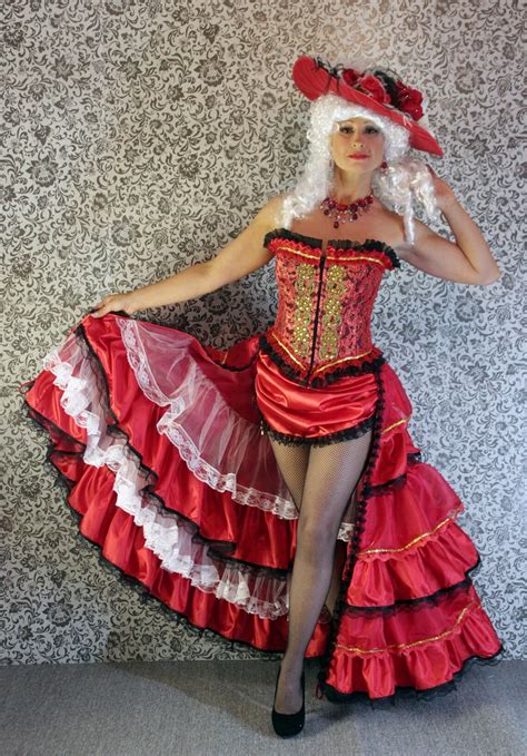 Carnival costume burlesque Variety show Moulin Rouge cancan | Etsy