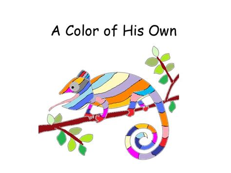 A color of his own