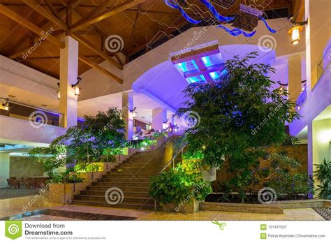 Reception Interior of the TT Pegasos World Resort Near Side, Turkey ...