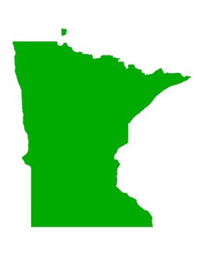 Minnesota State Map PNG Transparent Images Free Download | Vector Files ...