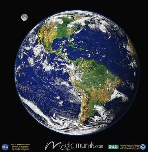 Earth the Blue Marble Wallpaper Mural by Magic Murals