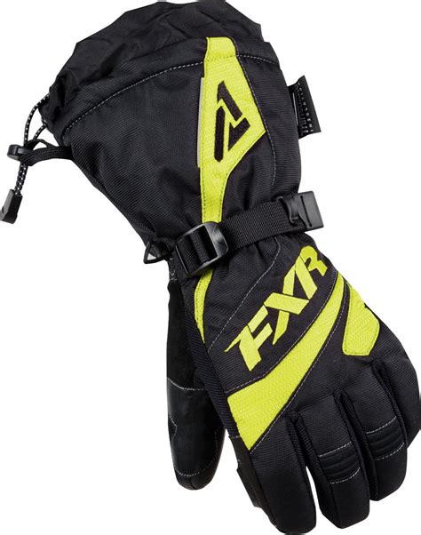 FXR Racing - 2015 Snowmobile Apparel - Women's Fusion Glove - Black ...